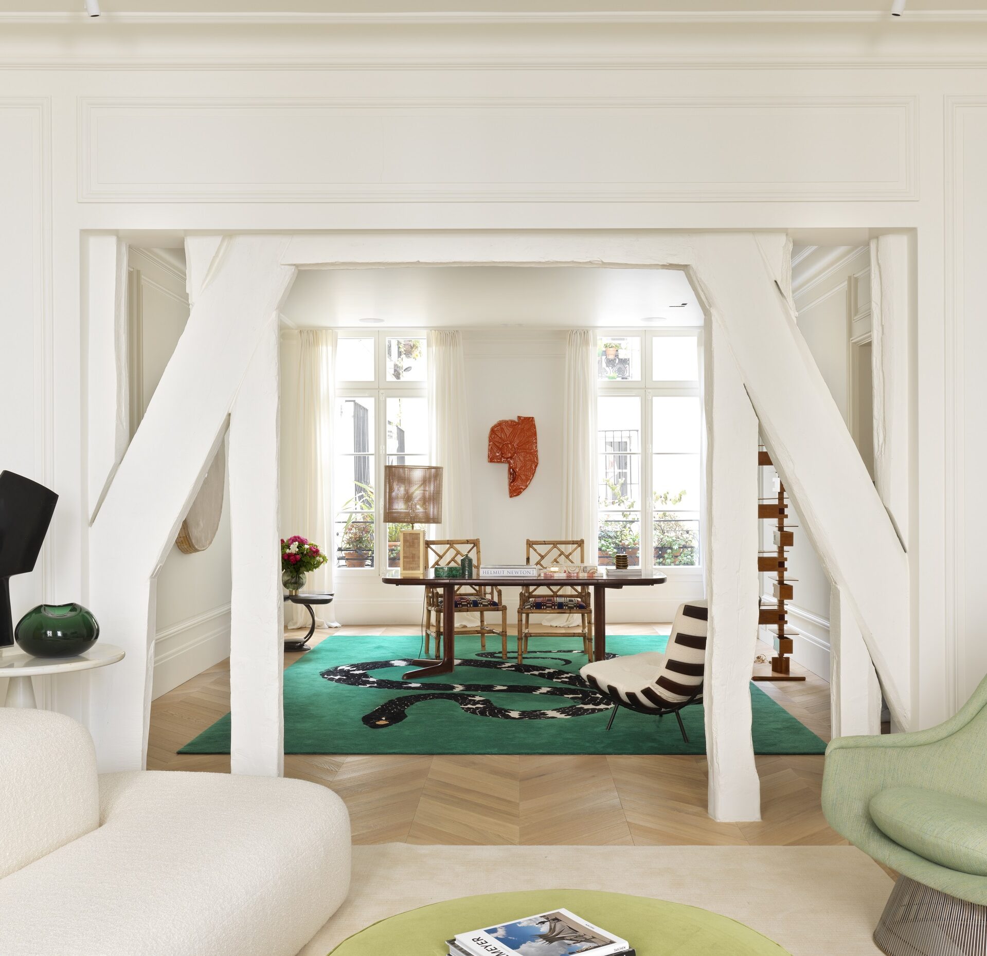 Montorgueil decoration dinterieur piece de vie appartement familial Paris