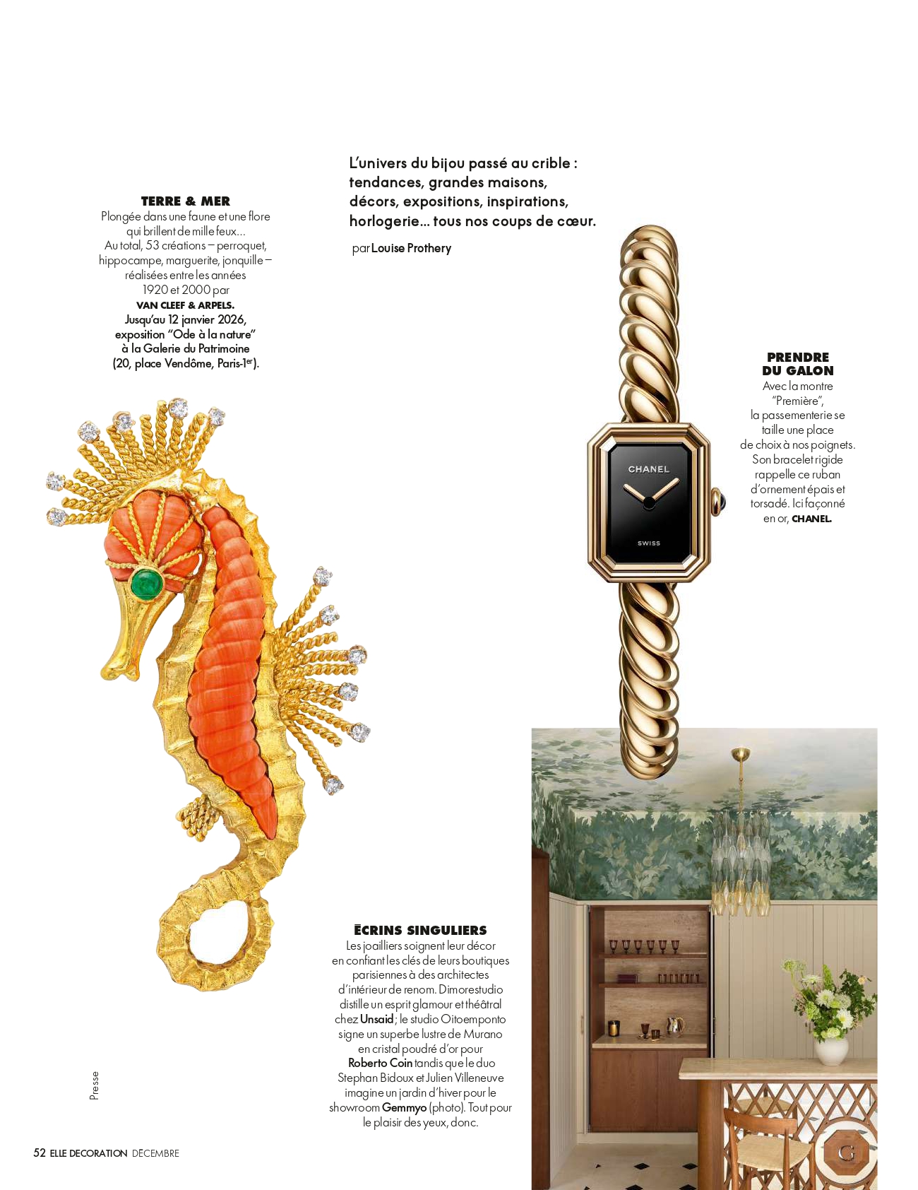 Elle Décoration Nationale News Joaillerie page 0001